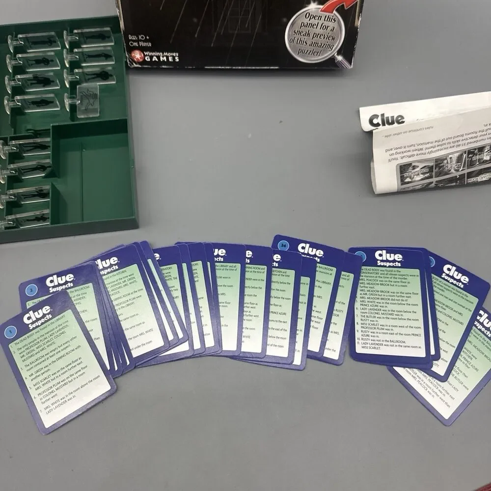 Hasbro clue suspects